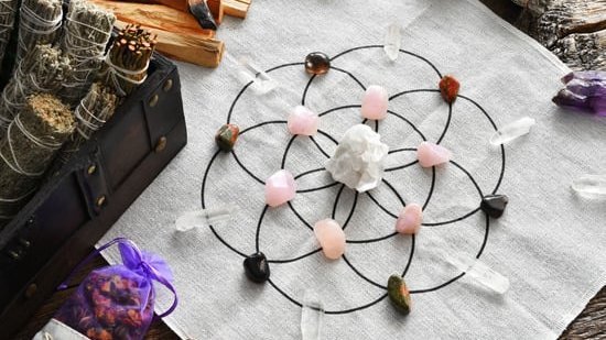 crystal grid healing