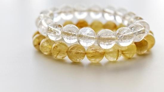 grief healing crystal bracelet