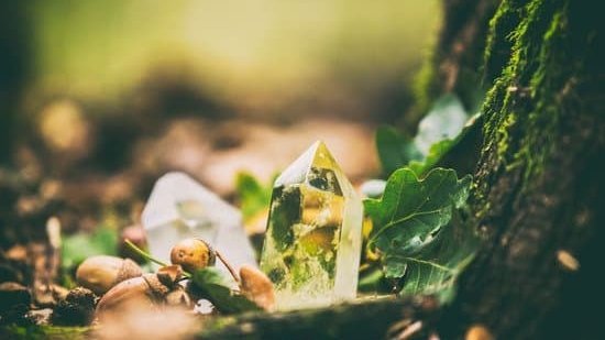 healing crystal bouquet