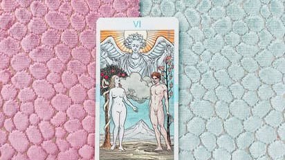 pink tarot cards